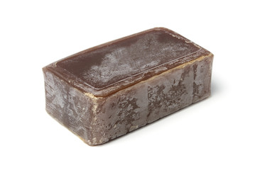 A piece of tar soap