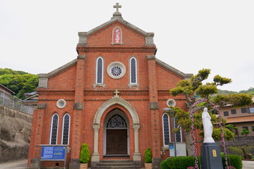 Fototapeta na wymiar [長崎県]カトリック青砂ヶ浦教会
