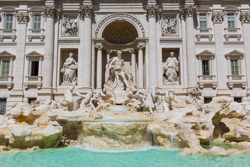Fototapeta na wymiar The Trevi Fountain