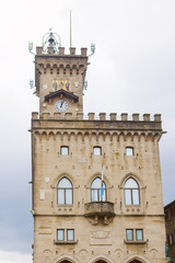 Fototapeta na wymiar castle in san marino