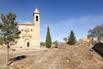 Mas de Llaurador Village destroyed in the Spainsh Civil War