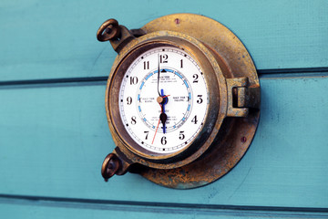 Old outside clock