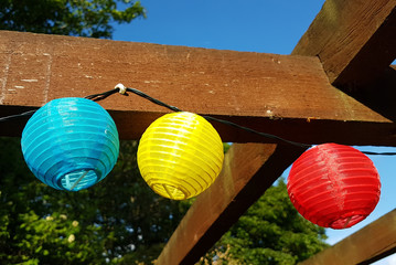 coloured lanterns