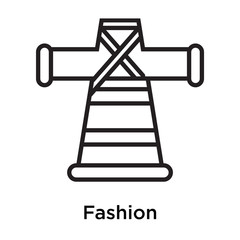 Fashion icon vector sign and symbol isolated on white background