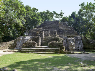 Lamanai Temple in Belize