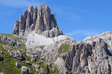 Tscheiner-Spitze in der Rosengartengruppe in den Dolomiten