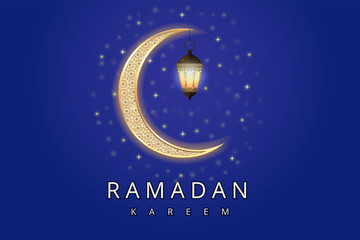 Obraz na płótnie Canvas Devices Ramadan Kareem Arab lamps