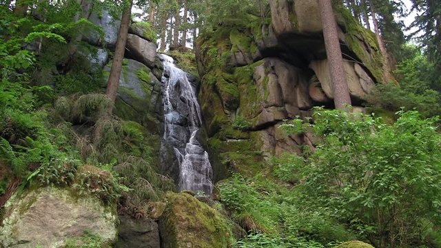 Blauenthaler Wasserfall im Erzgebirge