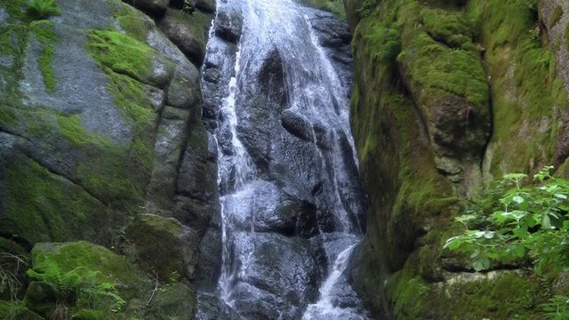 Blauenthaler Wasserfall im Erzgebirge