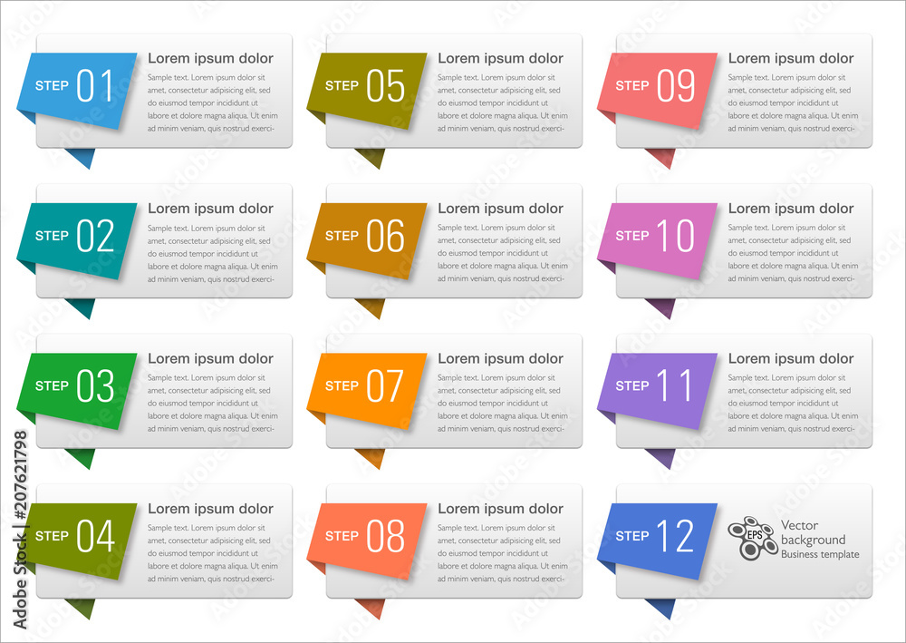 Wall mural web button and headline design #vector graphics