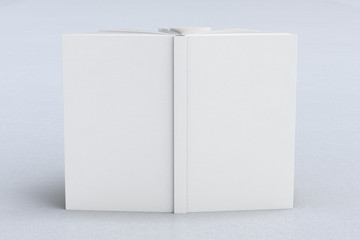 Naklejka premium Blank book cover standing
