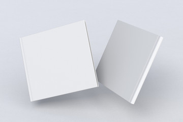 Obraz premium blank book cover flying