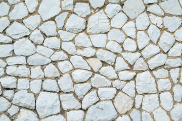 White stone wall,texture background.