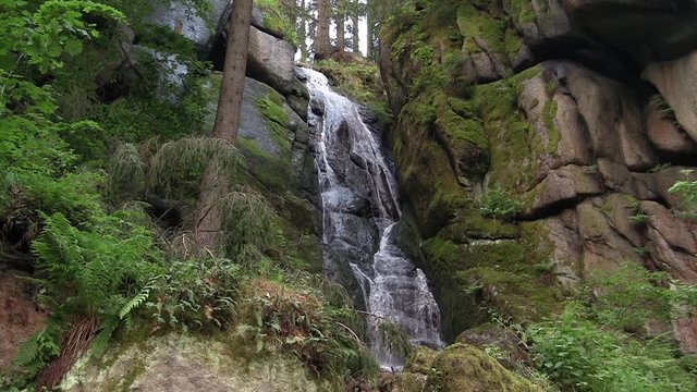 Blauenthaler Wasserfall im Erzgebirge