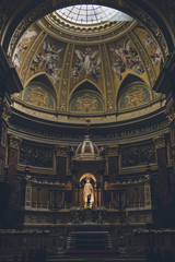 Fototapeta na wymiar Interior of Roman catholic church