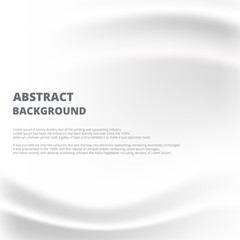 Abstract of white paper with crease and rumple background design joing with copy space.