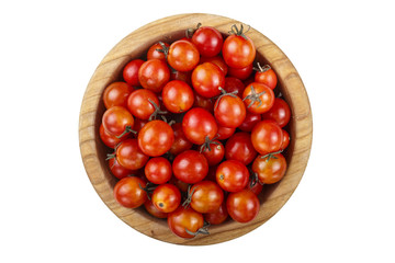 cherry tomatoes isolated