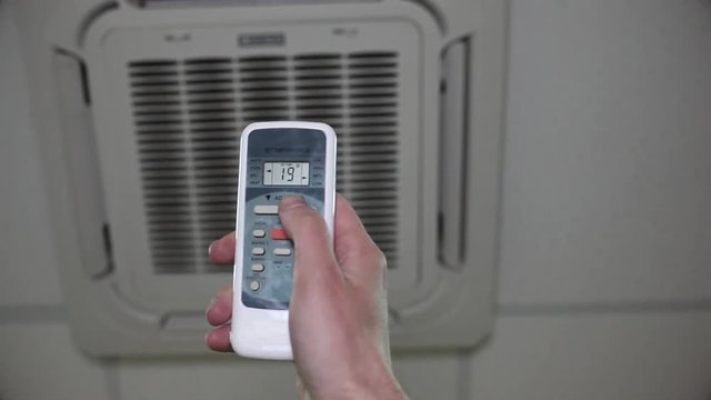 Switching on Split-system air conditioner
