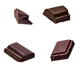 chocolate piece sweet food dessert falling