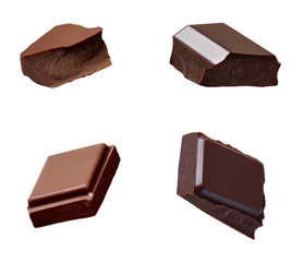 chocolate piece sweet food dessert falling