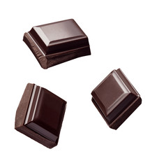 chocolate piece sweet food dessert falling