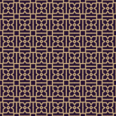 Vector seamless pattern. Modern stylish texture. Repeating geometric background. Linear graphic design.