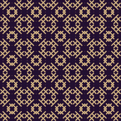 Vector seamless pattern. Modern stylish texture. Repeating geometric background. Linear graphic design.