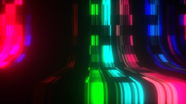 Seamlessly looping 3D animation for your video backgrounds, visual performance at concerts, presentations, dance parties, music clips, nightclubs, corporate events, fashion show stages. Also useful