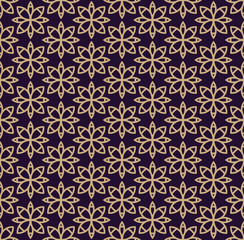 Fototapeta premium Vector seamless pattern. Modern stylish texture. Geometric linear ornament.