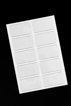Leerer Briefmarkenbogen 