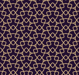 Vector seamless pattern. Modern stylish texture. Repeating geometric background. Linear graphic design.