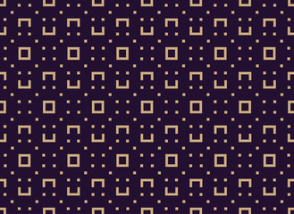 Vector seamless pattern. Modern stylish texture. Repeating geometric background. Linear graphic design.