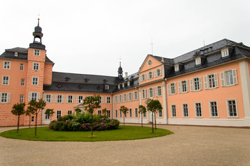 Fototapeta na wymiar Schwetzingen Palace summer residence of the electors palatine of Charles III Philip and Charles IV Theodor, Germany