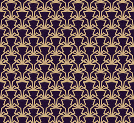Vector seamless pattern. Modern stylish texture. Geometric linear ornament.
