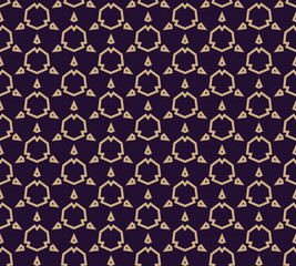 Vector seamless pattern. Modern stylish texture. Geometric linear ornament.