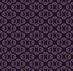 Vector seamless pattern. Modern stylish texture. Geometric linear ornament.