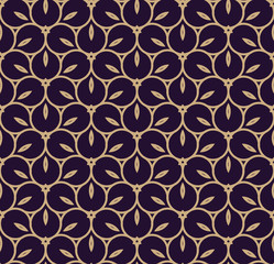 Vector seamless pattern. Modern stylish texture. Geometric linear ornament.