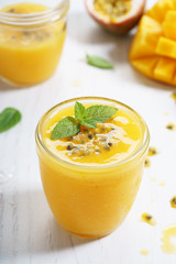 mango and passion fruit smoothie