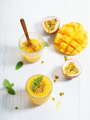 mango and passion fruit smoothie