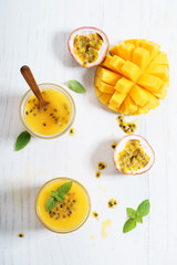 mango and passion fruit smoothie