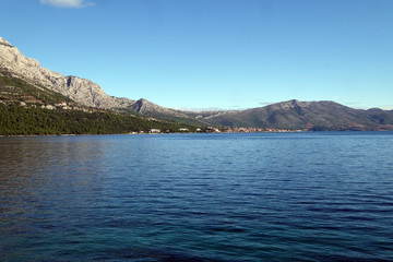 Fototapeta na wymiar Adriatic sea in Croatia 