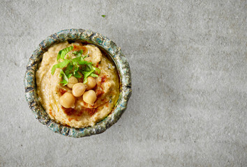 bowl of hummus