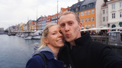 verliebtes Paar in Kopenhagen