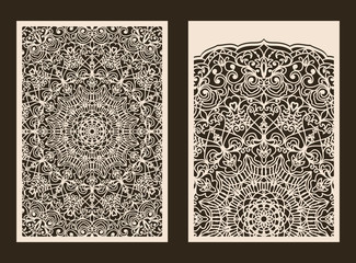 Decorative doodle lace borders patterns. Tribal ethnic arabic, indian, turkish ornament, bookmarks templates set. Isolated design elements. Stylized geometric floral border, fashion collection