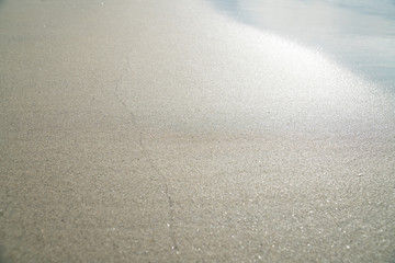 White sand background