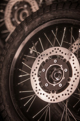 Motorcycle disk brake