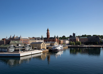Beautiful landscape of old town.