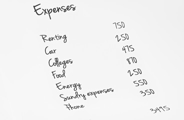 Sum of home expenses