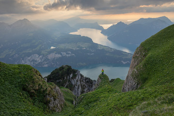 Einzigartige Aussicht vom Fronalpstock