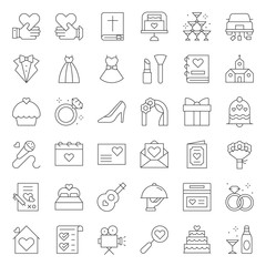 Wedding organization related icon